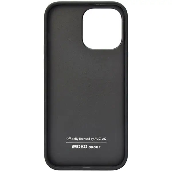 Audi Genuine Leather case for iPhone 14 Pro Max 6.7’’ - black AU-TPUPCIP14PM-Q8/D1-BK - Cell phone cases
