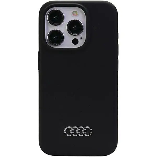 Audi Silicone Case for iPhone 15 Pro Max - black - Cell phone cases and covers<<<HurtelXML