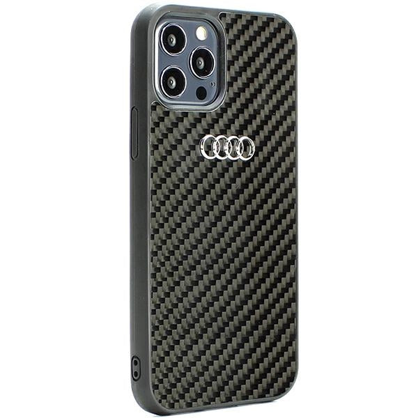 Audi Carbon Fiber iPhone 12/12 Pro 6.1" black/black hardcase AU-TPUPCIP12P-R8/D2-BK