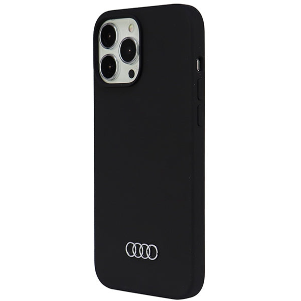 Audi Silicone Case iPhone 13 Pro Max 6.7" black/black hardcase AU-LSRIP13PM-Q3/D1-BK