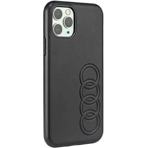 Audi Synthetic Leather iPhone 11 Pro 5.8" black/black hardcase AU-TPUPPCIP11-TT/D1-BK