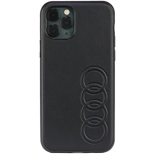 Audi Synthetic Leather iPhone 11 Pro 5.8" black/black hardcase AU-TPUPPCIP11-TT/D1-BK
