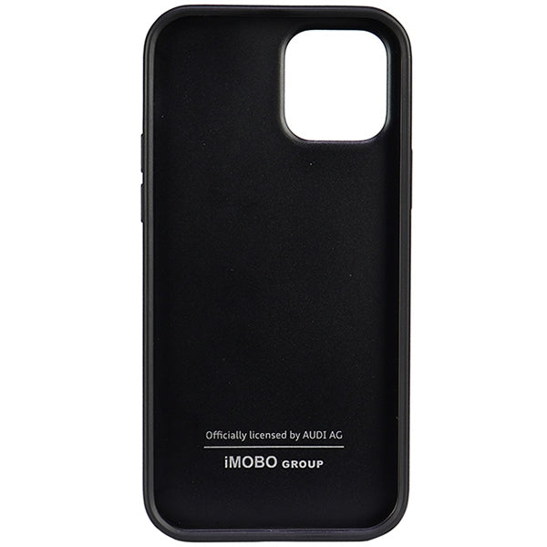 Audi Synthetic Leather iPhone 12/12 Pro 6.1" black/black hardcase AU-TPUPCIP12P-TT/D1-BK