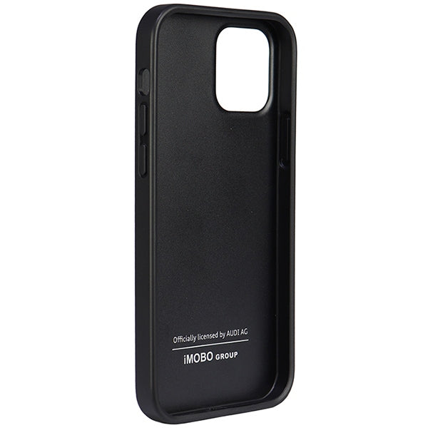 Audi Synthetic Leather iPhone 12/12 Pro 6.1" black/black hardcase AU-TPUPCIP12P-TT/D1-BK