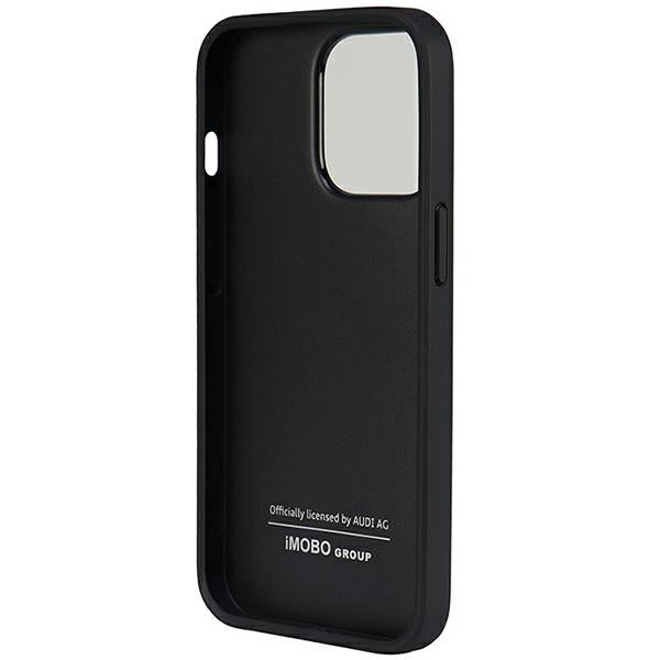 Audi Synthetic Leather iPhone 13 Pro / 13 6.1" black/black hardcase AU-TPUPCIP13P-TT/D1-BK
