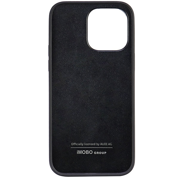 Audi Synthetic Leather iPhone 14 Pro Max 6.7" black/black hardcase AU-TPUPPCIP14PM-TT/D1-BK