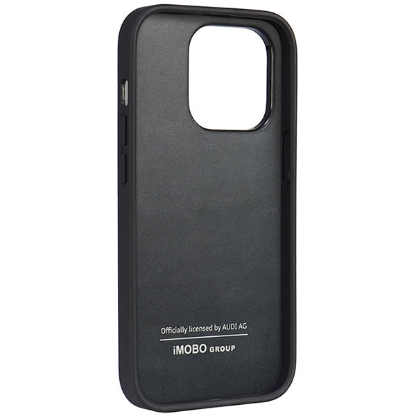Audi Synthetic Leather iPhone 14 Pro 6.1" black/black hardcase AU-TPUPPCIP14P-TT/D1-BK
