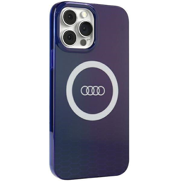 Audi IML Big Logo MagSafe case for iPhone 13 Pro Max - blue
