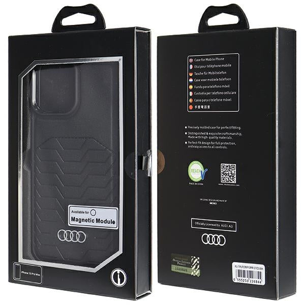 Audi Synthetic Leather case with MagSafe for iPhone 13 Pro Max - black