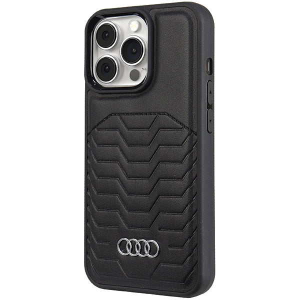 Audi Synthetic Leather case with MagSafe for iPhone 13 Pro Max - black