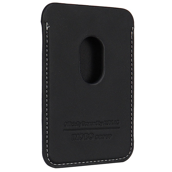 Audi Synthetic Leather magnetic wallet compatible with MagSafe - black