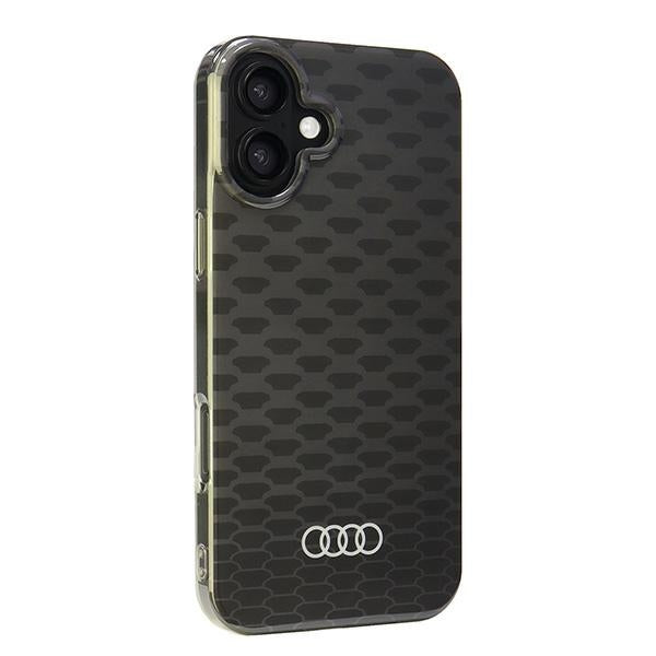 Audi IML Stitching Pattern MagSafe iPhone 16 Plus 6.7" black/black hardcase AU-IMLMIP16M-Q5/D3-BK