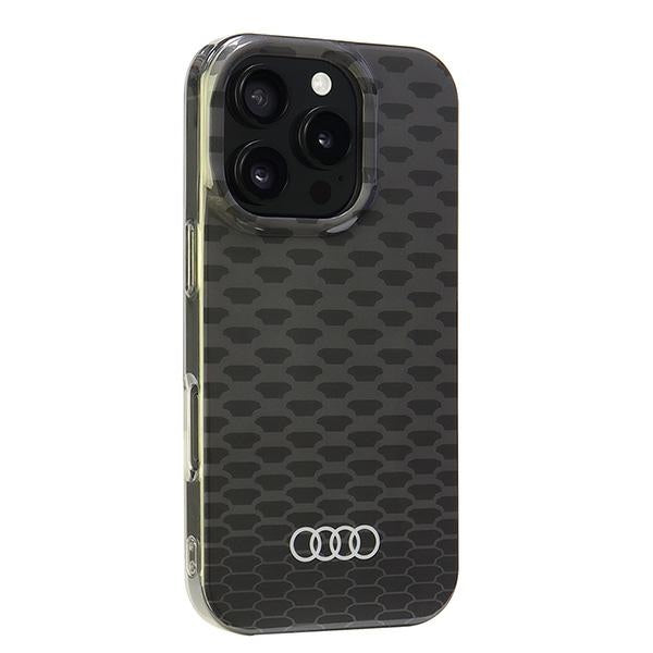 Audi IML Stitching Pattern MagSafe iPhone 16 Pro 6.3" black/black hardcase AU-IMLMIP16P-Q5/D3-BK