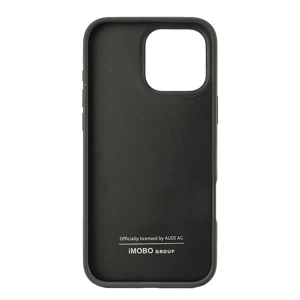 Audi Synthetic Leather iPhone 16 Pro Max 6.9" black/black hardcase AU-TPUPCIP16PM-GT/D2-BK