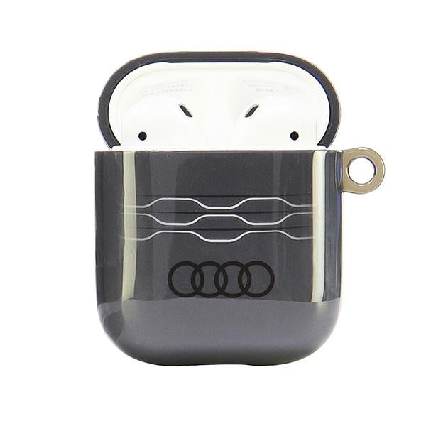 Audi IML Geometric Pattern Case for AirPods 1 / 2 - Gray
