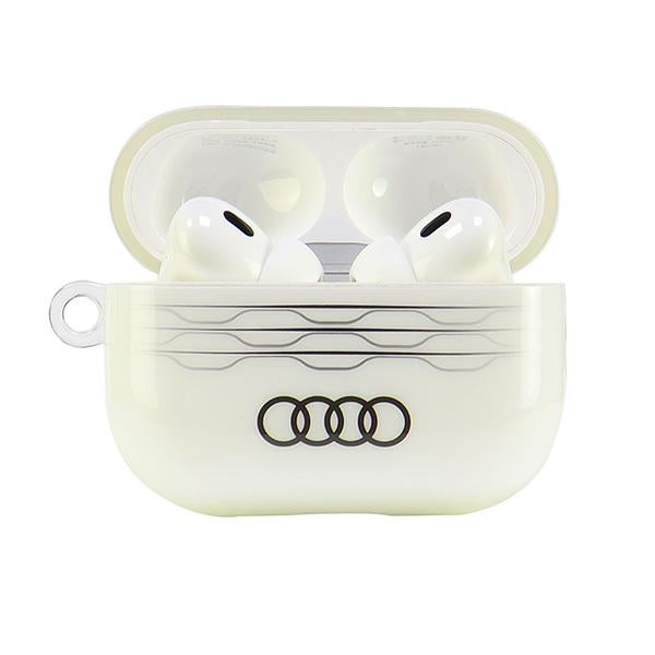 Audi IML Geometric Pattern Case for AirPods Pro 2 - White