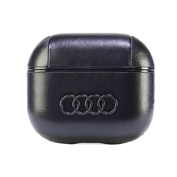 Audi Leather Big Logo Case for AirPods 3 - Black