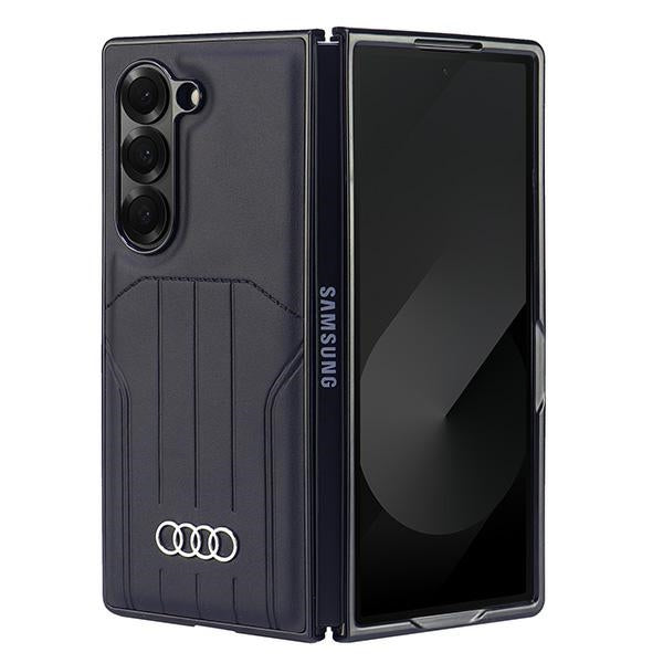 Audi Synthetic Leather MagSafe Case for Samsung Galaxy Z Fold 6 - Black