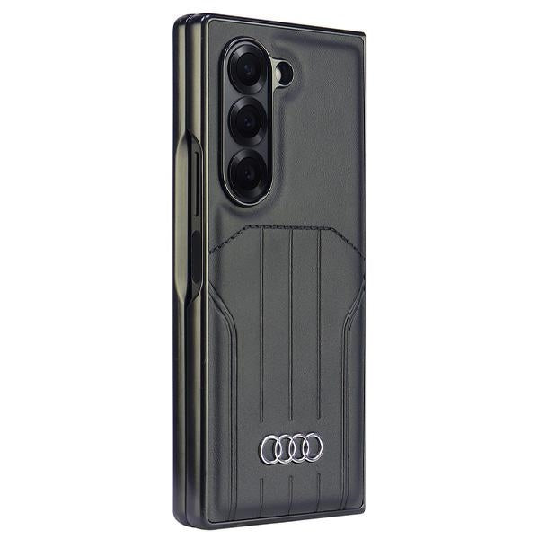 Audi Synthetic Leather MagSafe Case for Samsung Galaxy Z Fold 6 - Black