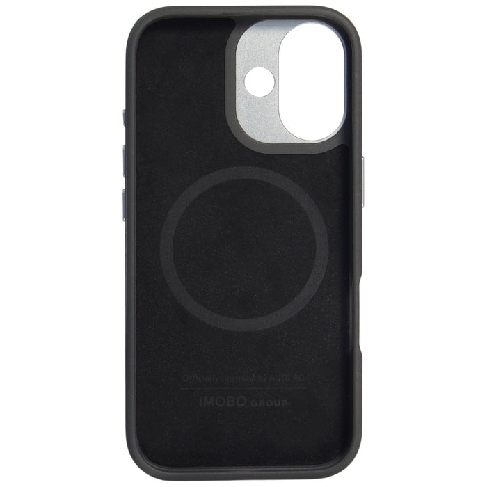 Audi RSQ Carbon Fiber Sport Red Circle MagSafe Case for iPhone 17 - Black