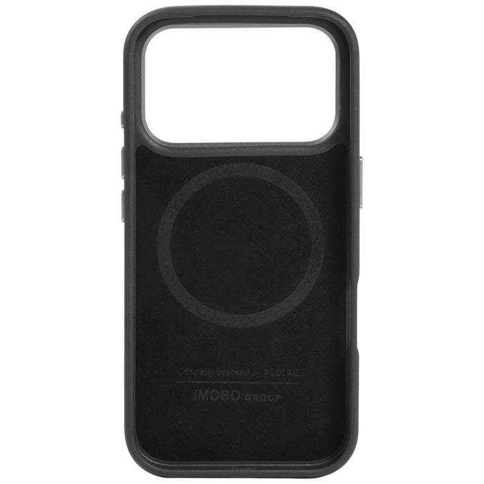Audi RSQ Carbon Fiber Sport Red Circle MagSafe Case for iPhone 17 Pro - Black