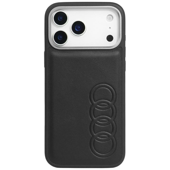 Audi TT Synthetic Leather MagSafe Case for iPhone 17 Pro Max - Black