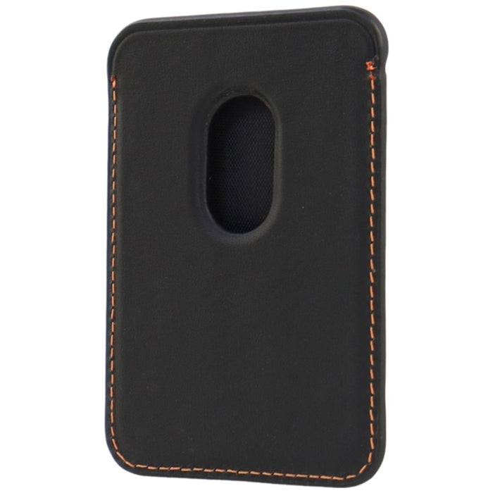 Lamborghini Urus D8 Genuine Leather MagSafe Magnetic Phone Wallet - Black and Red