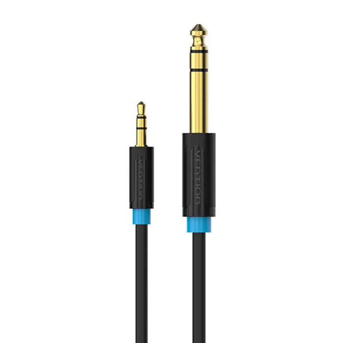Audio Cable TRS 3.5mm to 6.35mm Vention BABBI 3m Black - Audio cables<<<Audio<<<InnproXML