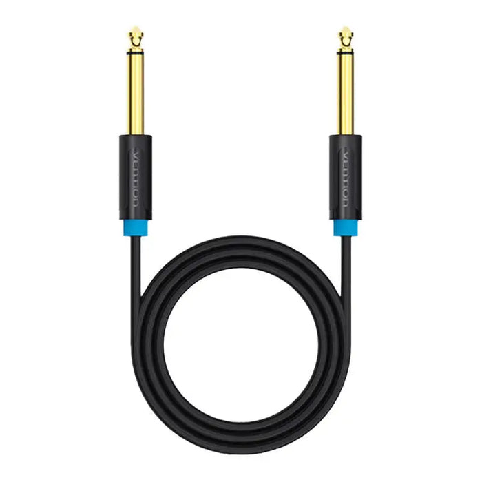 Audio Cable TS 6.35mm Vention BAABF 1m (black) - Audio cables<<<Audio<<<InnproXML