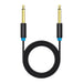Audio Cable TS 6.35mm Vention BAABF 1m (black) - Audio cables<<<Audio<<<InnproXML