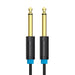 Audio Cable TS 6.35mm Vention BAABF 1m (black) - Audio cables<<<Audio<<<InnproXML
