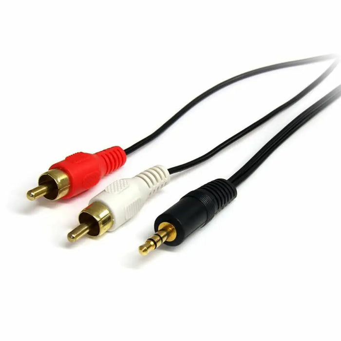 Audio Jack (3.5mm) to 2 RCA Cable Startech MU3MMRCA Black - Електроника Телевизори<<<Компютри|
