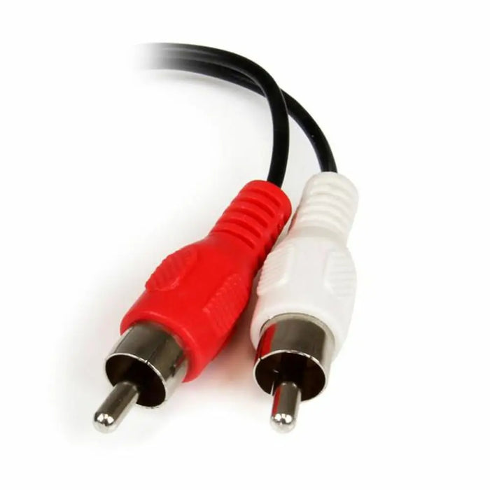 Audio Jack (3.5mm) to 2 RCA Cable Startech MUFMRCA Black 0,15 m - Електроника Телевизори<<<Компютри|