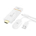Audio/video wireless transmitter and receiver j5create JVAW76 Screencast 4K Wireless Display Adapter white