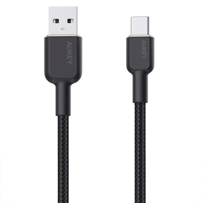 AUKEY CB-NAC2 USB-C Type-C Power Delivery PD 60W 3A 1.8m Nylon Black - USB cablesAKG-KAB<<<GSM accessoriesAKG<<<ActionPL