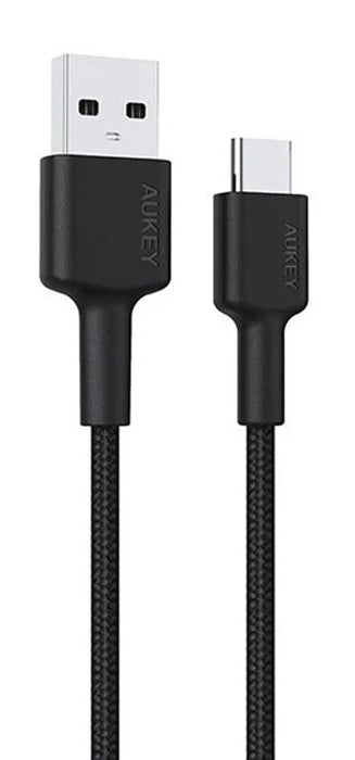 AUKEY CB-CD30 USB cable 0.9 m USB A USB C Black