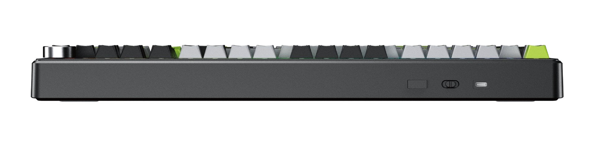 F99 Pro Black+Grey+Green GrayWood RGB AULA gasket keyboard