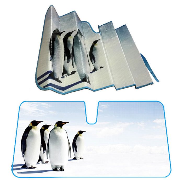 AUTO PRACTIC PENGUINE WINDSHIELD ACCORDION CANOPY