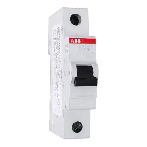 AUTOMATIC CIRCUIT BREAKER 10A SINGLE-POLE ABB SH201-C10 1P - Електроапаратура и