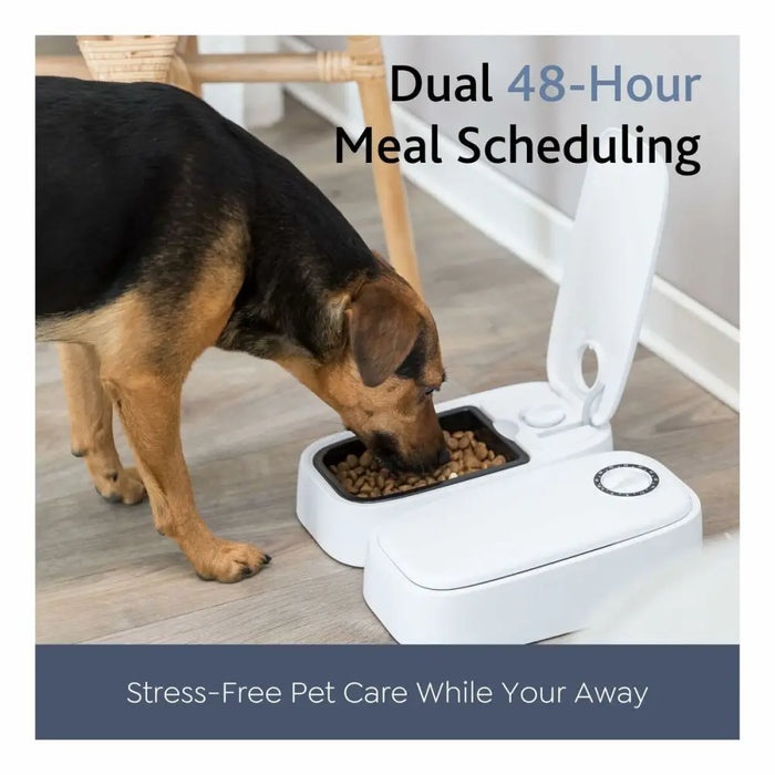 Automatic feeder Trixie White Black Acrylic Plastic - Домашни Животни<<<Дом Градина<<<BigBuy&&&Купички за храна и