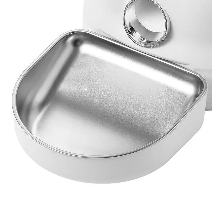 Automatic Pet Feeder with metal bowl Dogness (white) - Bowls<<<Food Dispensers<<<Pets<<<InnproXML