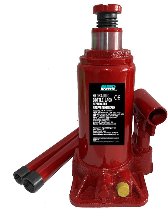 HYDRAULIC BOTTLE JACK 5T