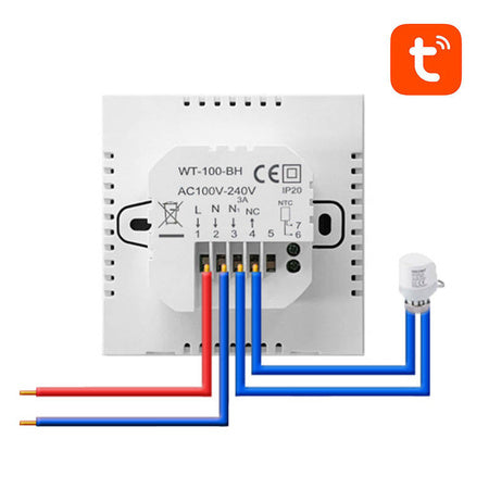 Avatto ZWT100 smart thermostat 3A ZigBee water heater TUYA
