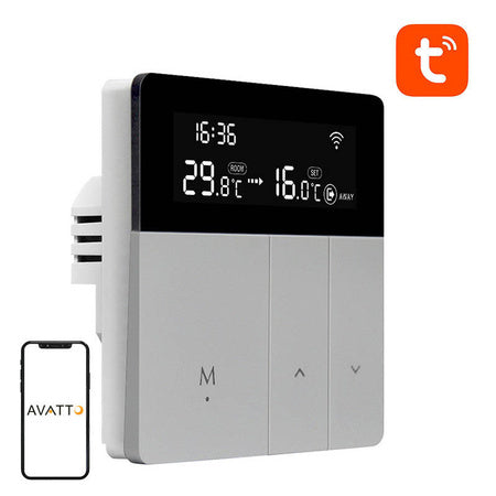 Avatto WT50 smart thermostat water heater 3A WiFi TUYA