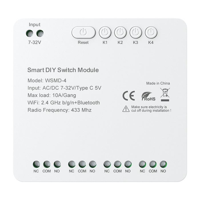 DIY Avatto WSMD-4 32V smart switch module