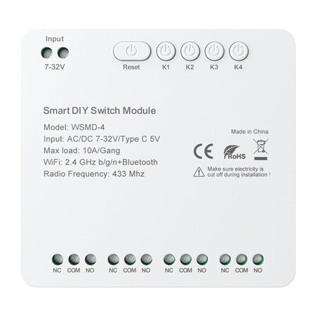 DIY Avatto WSMD-4 32V smart switch module