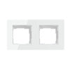 Avatto 2 Socket TS20 light switch frame (white)