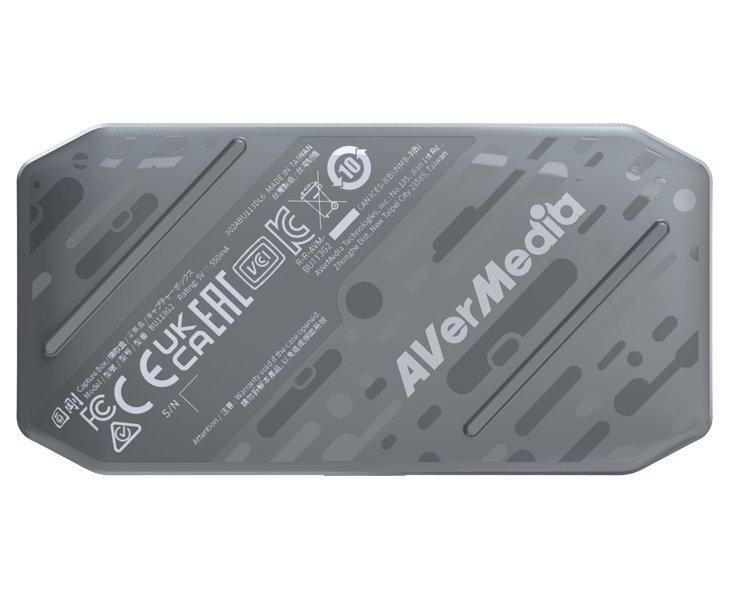 AVerMedia External Capture Live Streamer CAP 4K (BU113) HDMI 2.0 Capture 4Kp30, USB 3.1 Gen 1 USB-C