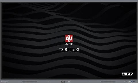 Avtek International TS 8 Lite G 75 Interactive flat panel 190.5 cm (75") LED Wi-Fi 420 cd/m² 4K Ultra HD Black Touchscreen Built-in processor Android 14 24/7