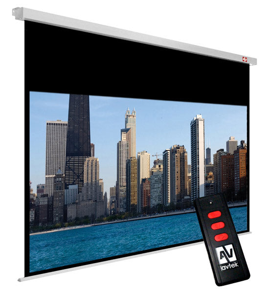 Avtek Cinema Electric 300P projection screen 16:9 131"